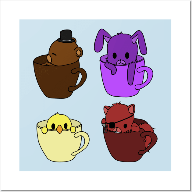 Cup Fnaf Wall Art by LillyTheChibi